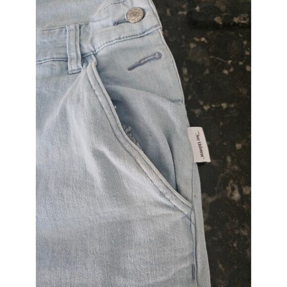 Disney Our Universe Womens Mickey Mouse 28 Denim Overalls NWT - Picture 7 of 9